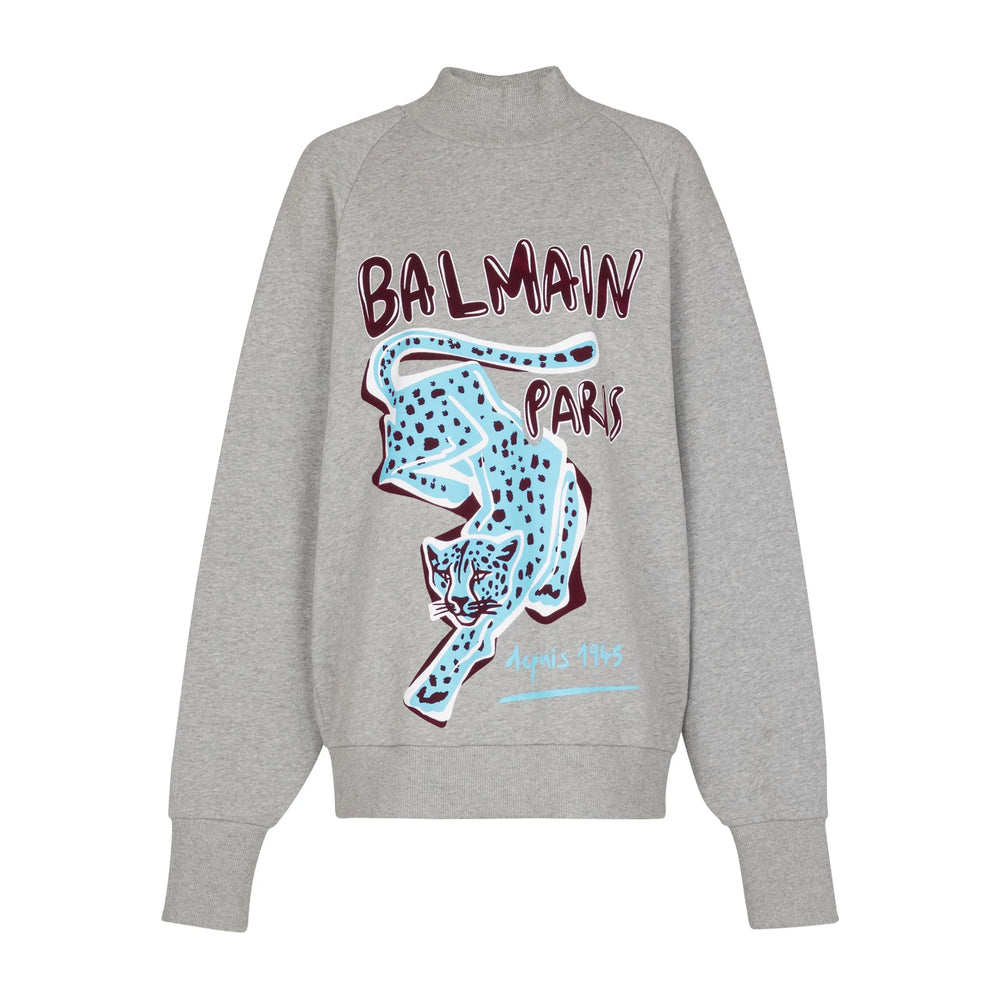 Balmain Sweatshirts - Gray | 88e3ab1788616ea53e775c235054f248a9a9e036