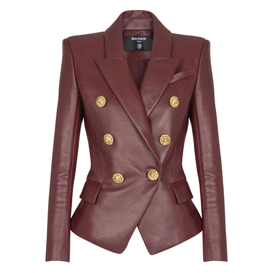 Leather Outerwears Red