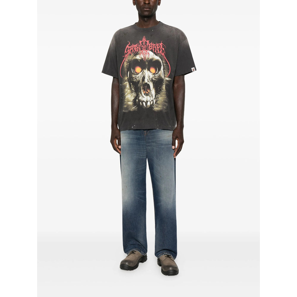 Saint Mxxxxxx T Shirts - Black | c7bded7b25d0e1d34e1a9e155ec2fbd4273de985