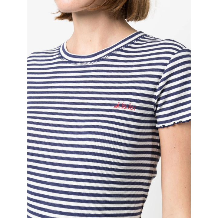 Maison Labiche T Shirts - Blue, White | 69639fc2c2e5c4ff9ed8897804082f6decd6c451