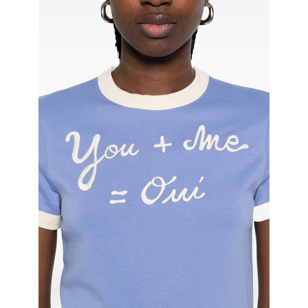 Maison Labiche T Shirts - Blue | 8fb1384069f0bf76ddf14fe2483b1b446f06d46b