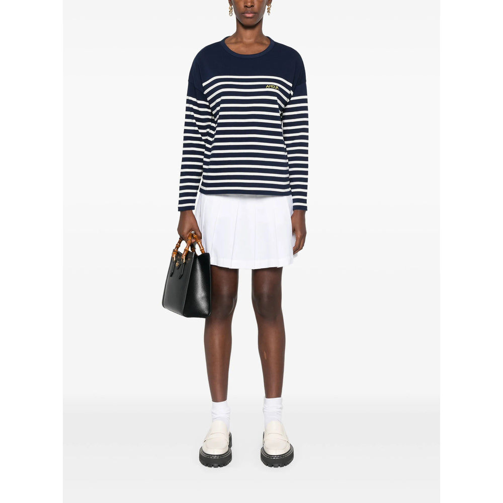 Maison Labiche Sweaters - Blue, White | 832e1c500f47acc7df3fa68909289f111f90be31