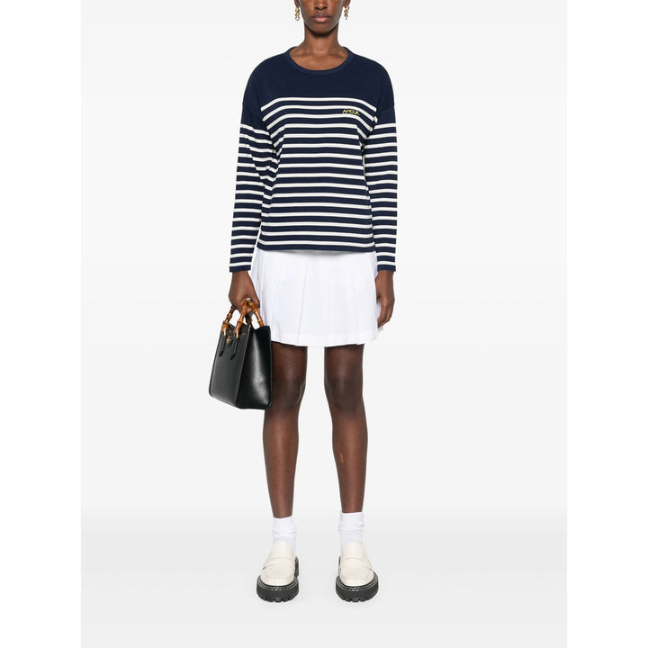 Maison Labiche Sweaters - Blue, White | 832e1c500f47acc7df3fa68909289f111f90be31
