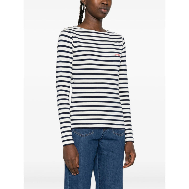 Maison Labiche Sweaters - White, Blue | 22879e00740552863c344e6c5c2cf0d59f9d7578