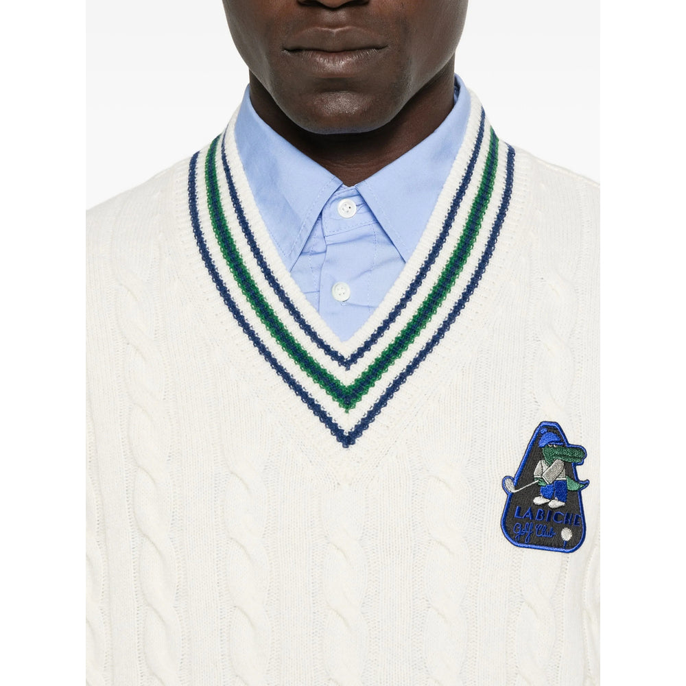 Maison Labiche Sweaters - White | 98a9c79ea474b766a68577caa628a91f3c0fb1e8