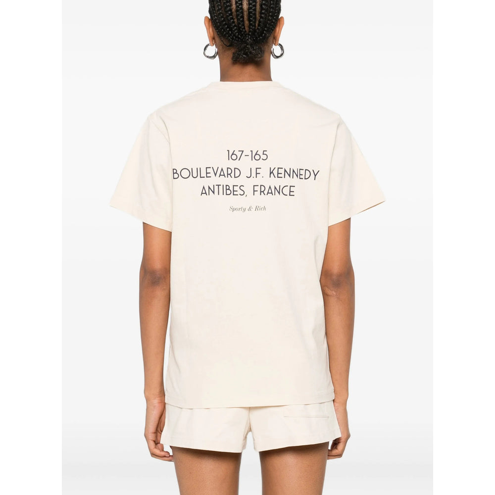 Sporty & Rich T Shirts - Neutral | cf0b9f6e48623cbc8b5e6e3c4fad29011e5ca35d