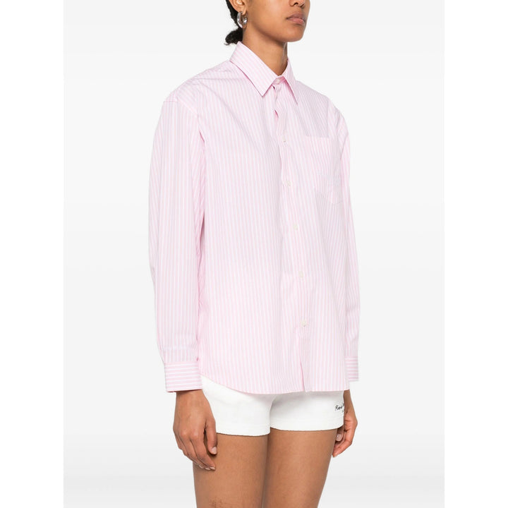 Sporty & Rich Shirts - Pink, White | 31503d6401d6f3fdf6f84c778c82aef47003b87a