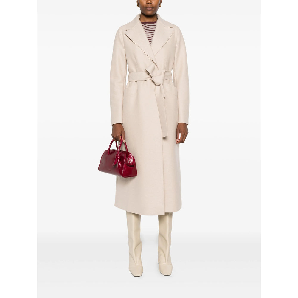 Harris Wharf London Coats - Neutral | 32ec120ae1bc241f200411b938c527476a409511