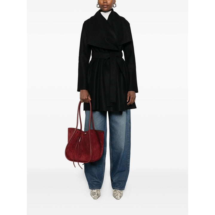 Harris Wharf London Coats - Black | 67ca5722fba8d0f2678eaef5732904564e09485f