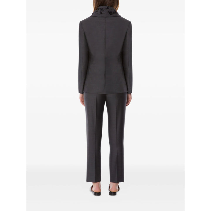 Alberta Ferretti Pants - Gray | 0404e9cb27d8b329df15c7dac38b8cf11756ad80