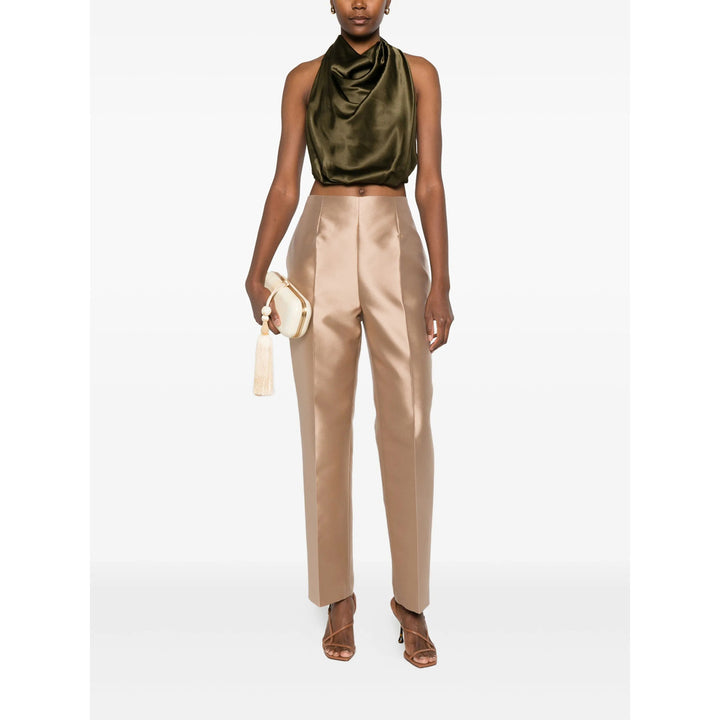 Alberta Ferretti Pants - Neutral | 6ea756460ffb82c5fff14a32198f8ac16edf7cf8