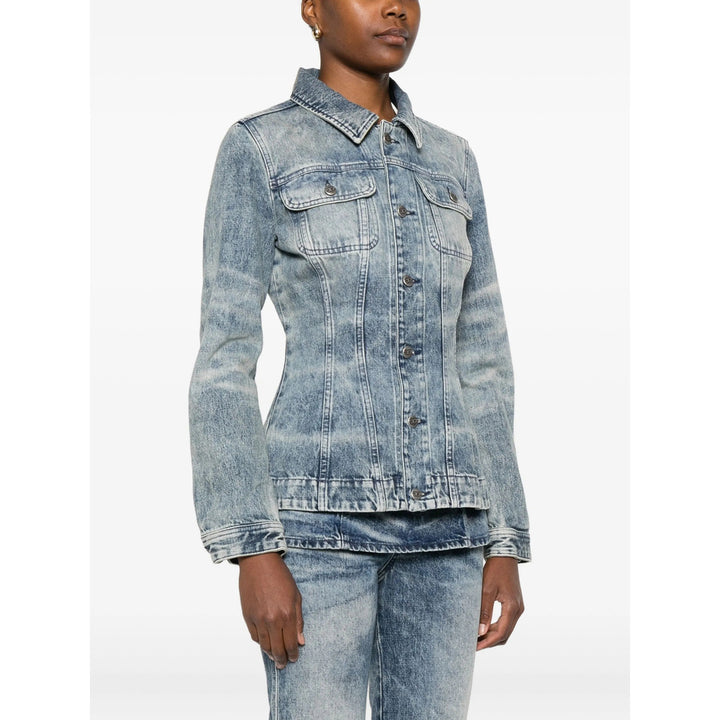 Diesel Outerwears - Blue, White | 657e78bbb10322c28f6d2a74f6c4c8bea5007a43