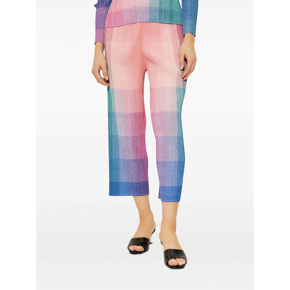 Pleats Please Issey Miyake Pants - Pink, Blue | 02e2558e9fcac627a3c19558fbfcecf8854f3cdb