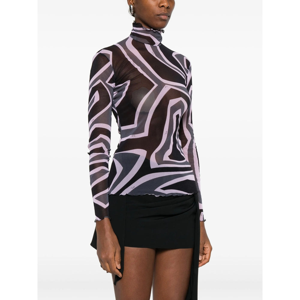 Pucci T Shirts - Black, Gray | 8c732dab3f836b4b453614b1eb05ba845ee45f55