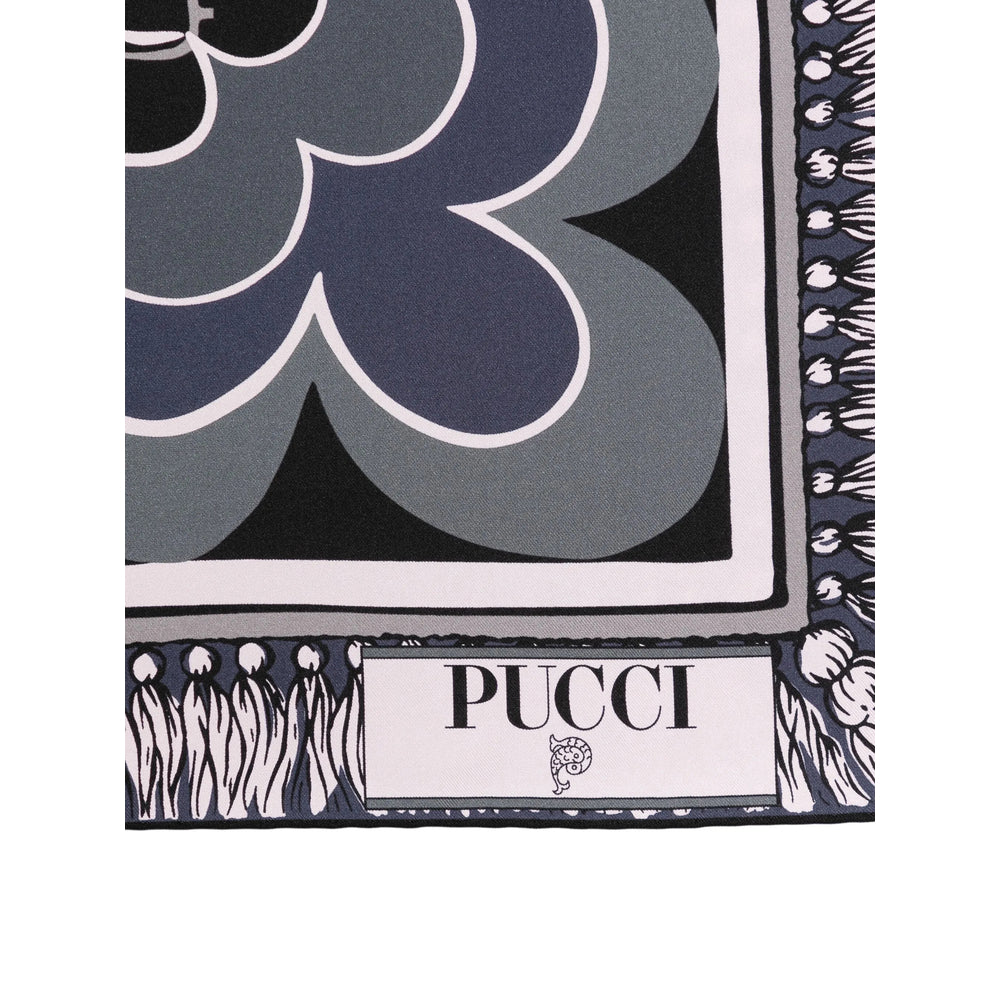 Pucci Scarves - Black, Gray | fe384ffadd3fc885c6eef0adb3f0f340ce16f5ab
