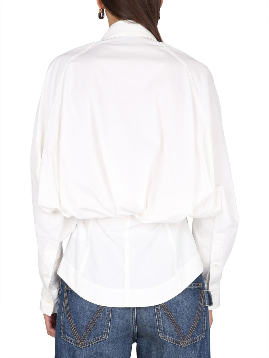 Bottega Veneta Shirts - Ivory | d3937f97960e5689f616673386add8c57c0a71e1