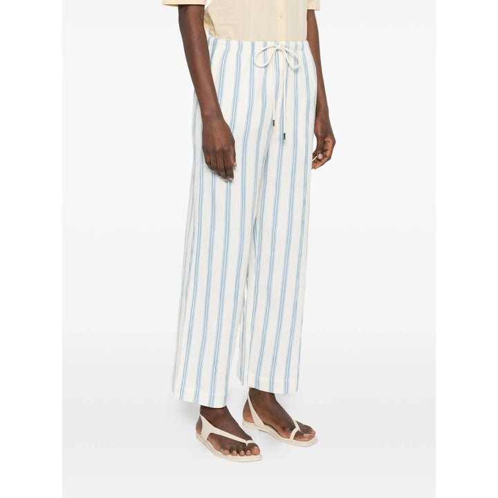 Bondi Born Pants - White, Blue | 64406613f75d00f501156fc1d5d7d090747e490b