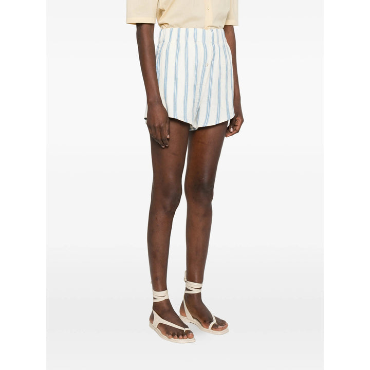 Bondi Born Shorts - White, Blue | 40092239f8da584892b30a9117356ed19cf88eaf