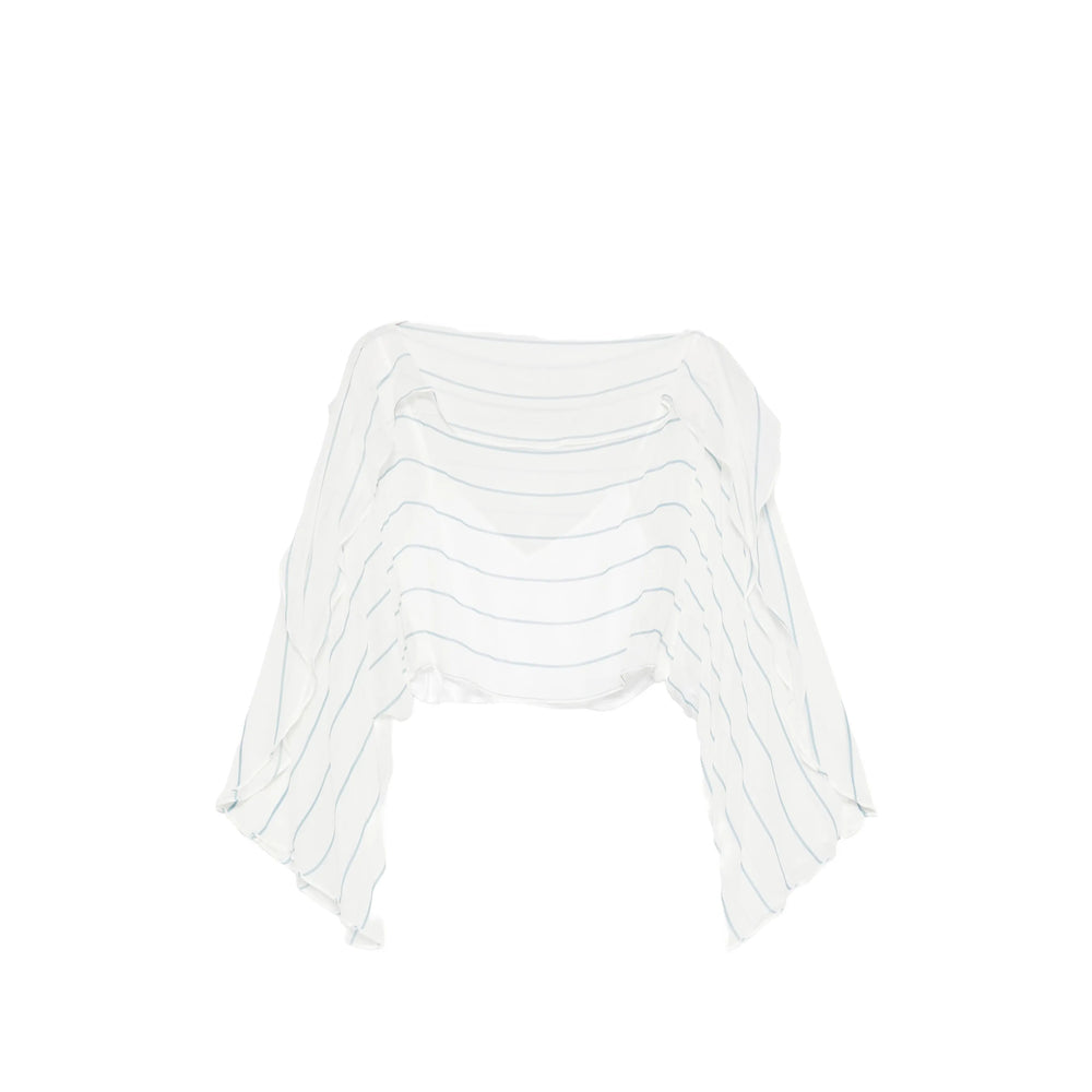 Bondi Born Tops - White, Blue | 09454fc2c13f89cf4610e0ca5867b4be05c00f1d