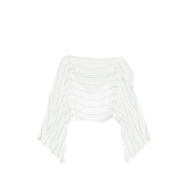 Bondi Born Tops - White, Blue | 09454fc2c13f89cf4610e0ca5867b4be05c00f1d
