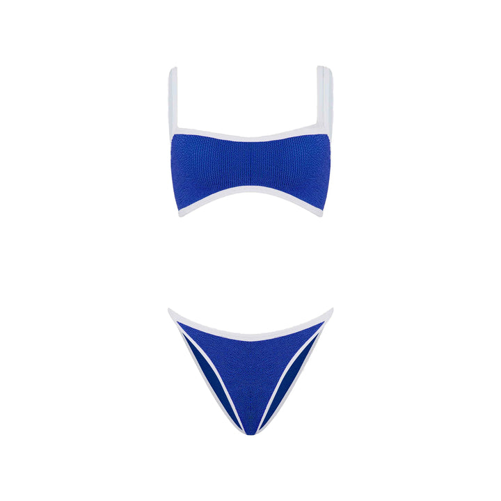 Hunza G Beachwear - Blue | 3918ccb88de8d80b9633b9c6a42122ed35a32759