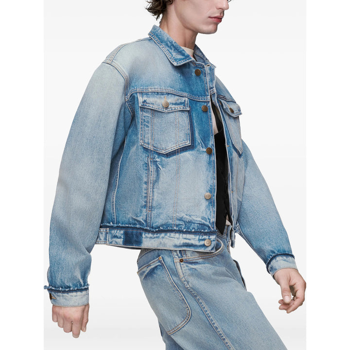 Maison Margiela Coats - Blue | 14eb5d0179d6c60ec4c3b22dc65cd59d243c0952