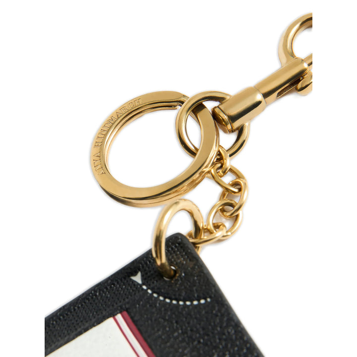 Anya Hindmarch Keyrings - Black | f48db388d6514f55c81c65f7f87a3c5396041415