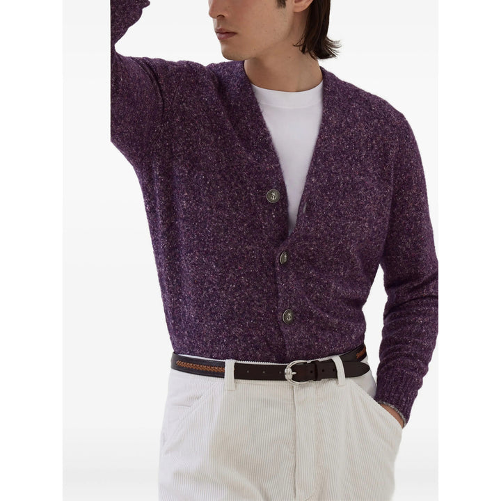 Brunello Cucinelli Sweaters - Purple | 70337f3cf2b8a1b54639f956c0267ac1ad7a2135