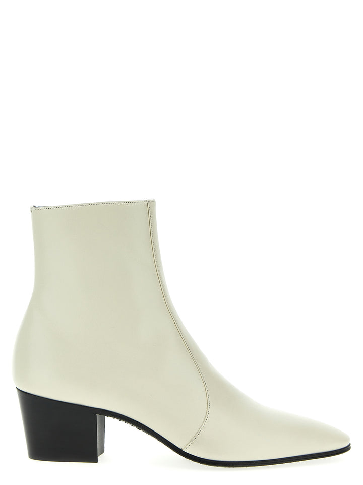 Vassili Boots, Ankle Boots White