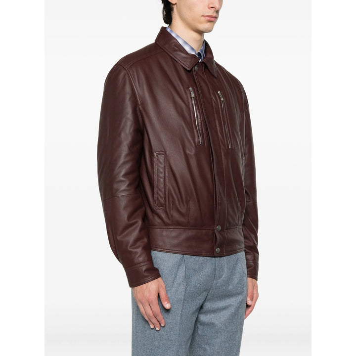 Brunello Cucinelli Leather Outerwears - Brown | 0e68c3ccc7fd5f4cd27996af479edae2c23c5f33