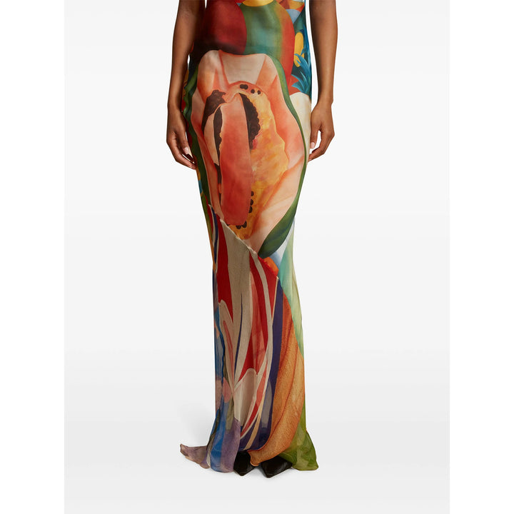 Donde Esteban Dresses - Orange/Green | 71a8e6a89be3bdb3b212d943e869b2c1f0330ee7