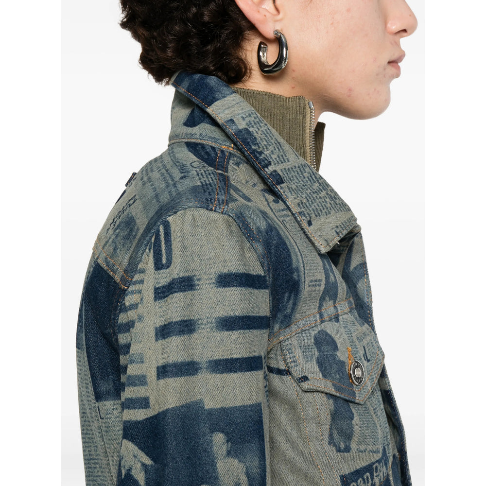 Jean Paul Gaultier Outerwears - Blue, Neutral | b52331889a99acf8cdc6858bf79237437dff4ba4