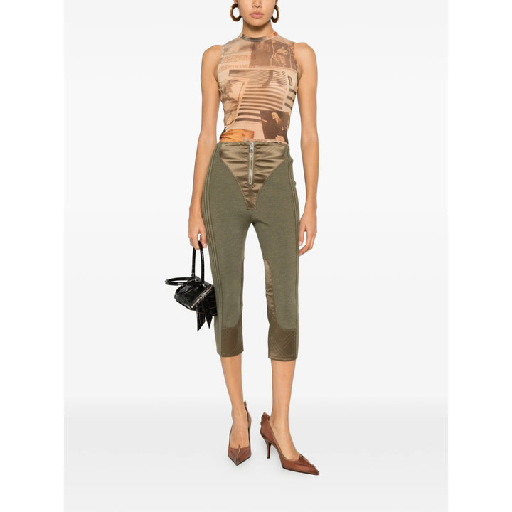 Jean Paul Gaultier Pants - Green, Brown | fb00136425702fcedc94231a553c8e5f3d56ddde