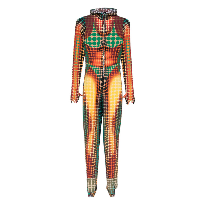 Jean Paul Gaultier Jumpsuits - Orange/Green | 0b1dfd114fc93965a42eddae2aea594232298c45