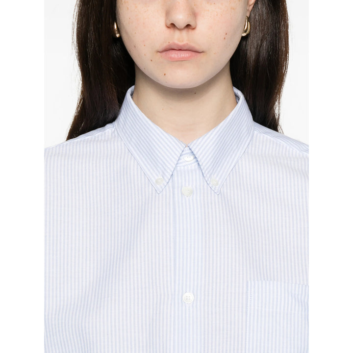 A.P.C. Shirts - White, Blue | a72b133194f6a024d9d7465adf5c491b8a32bc1c