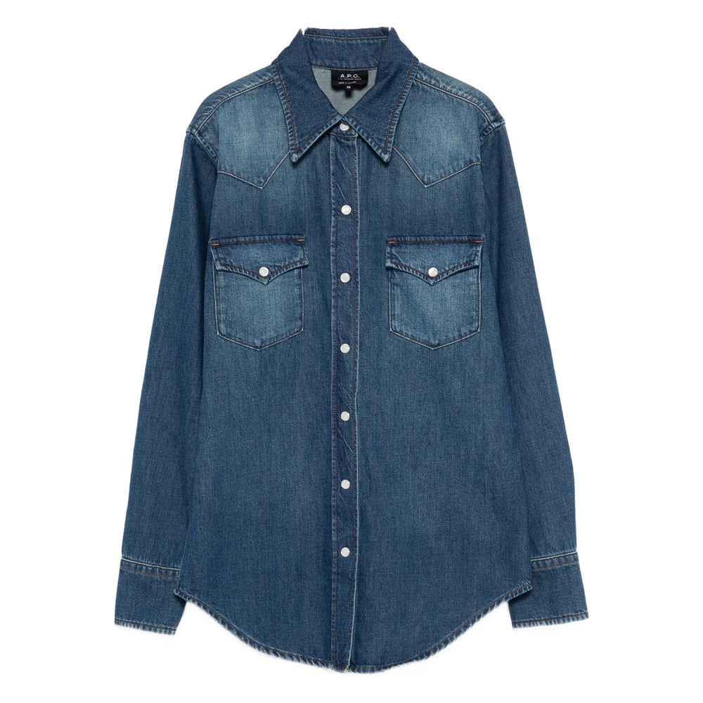 A.P.C. Shirts - Blue | e932f11f76d256799f961841dc7eb162ac09a4c7