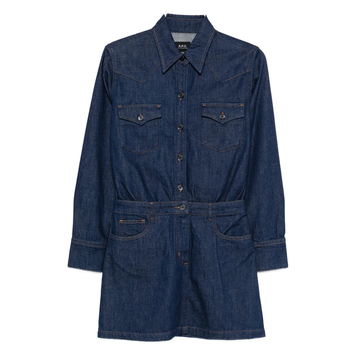 A.P.C. Dresses - Blue | 9a07f433d472cc119c0c914d8c1f1df11aabec86