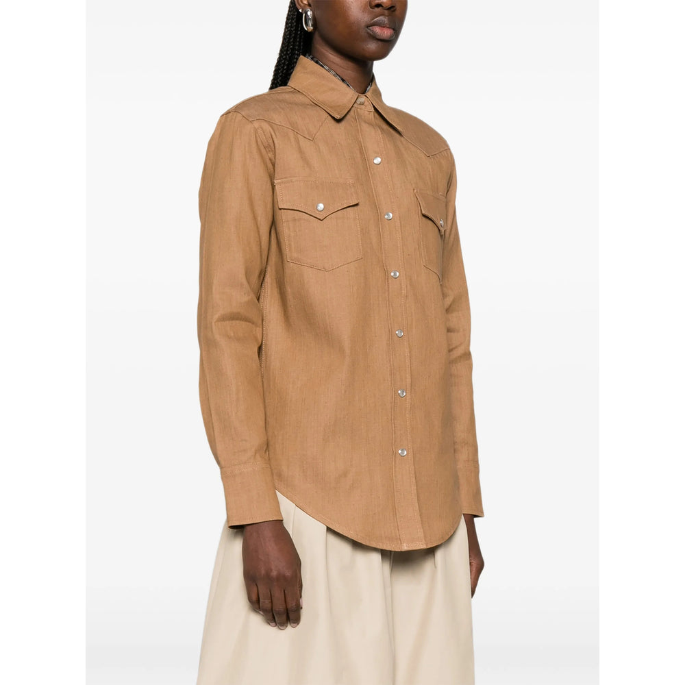 A.P.C. Shirts - Brown | 7d18f790ca20e13e7ed09d7af7d2acac78ed96f5