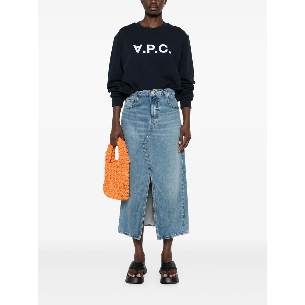 A.P.C. Sweatshirts - Blue, White | b84f9ee16b0d668d9ee01f514595cc62448cc8e0