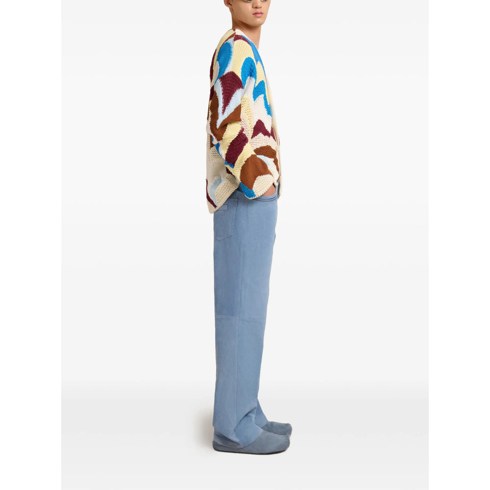 Marni Sweaters - Blue, Yellow | 7e17690074bf204dc1e1d79080fc57c1f4e82605