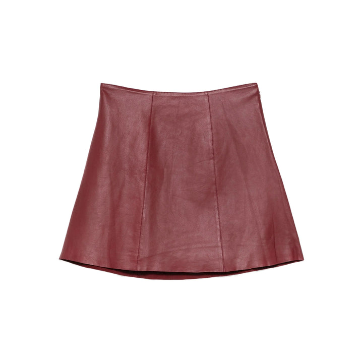 By Malene Birger Leather Skirts - Red | ee39df5bb7e4cefaa274c86cde863a5efed8eb84