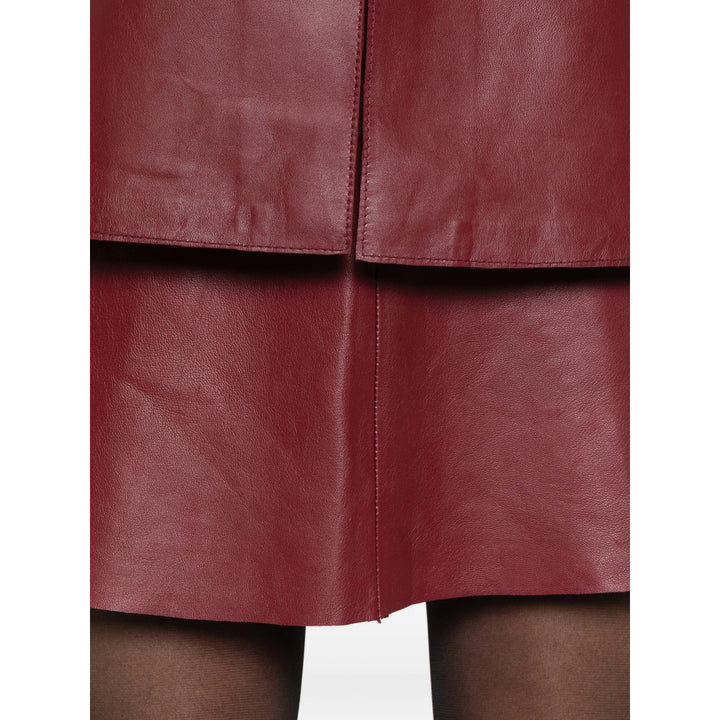 By Malene Birger Leather Skirts - Red | 9a6ad1f8eda16cf908659347bc47066d7c468832