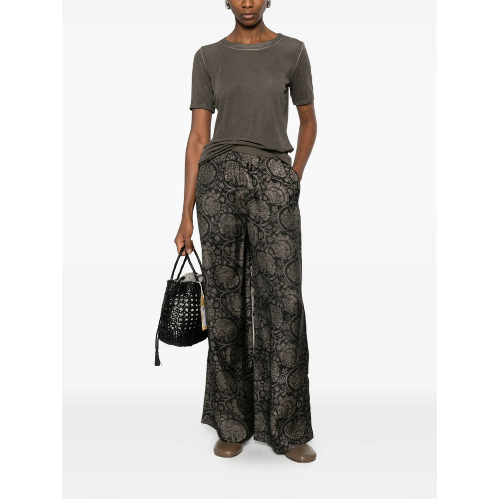 Uma Wang Pants - Black, Neutral | 9e473d947f0e45f855c138168878ad04911df2ef