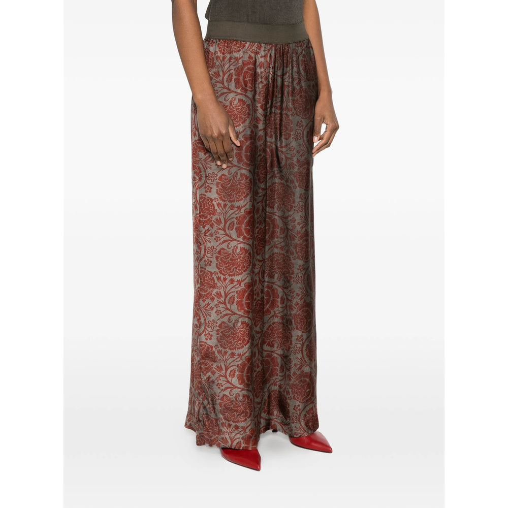 Uma Wang Pants - Red, Gray | be75540b64bcf975e6db5728edbc2dbfe53231cc