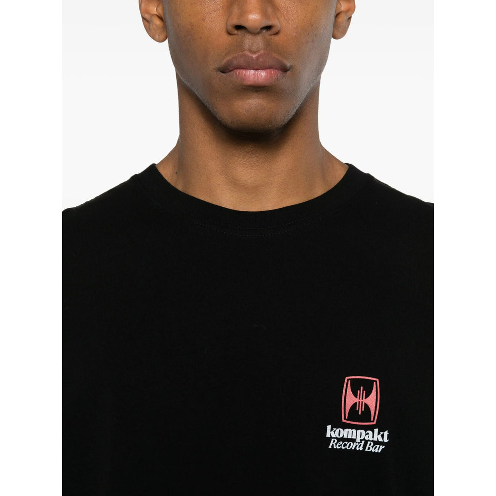 Kompakt Record Bar T Shirts - Black | fd7bdf93627e3bb3f0b55db6323913dd10d796b8