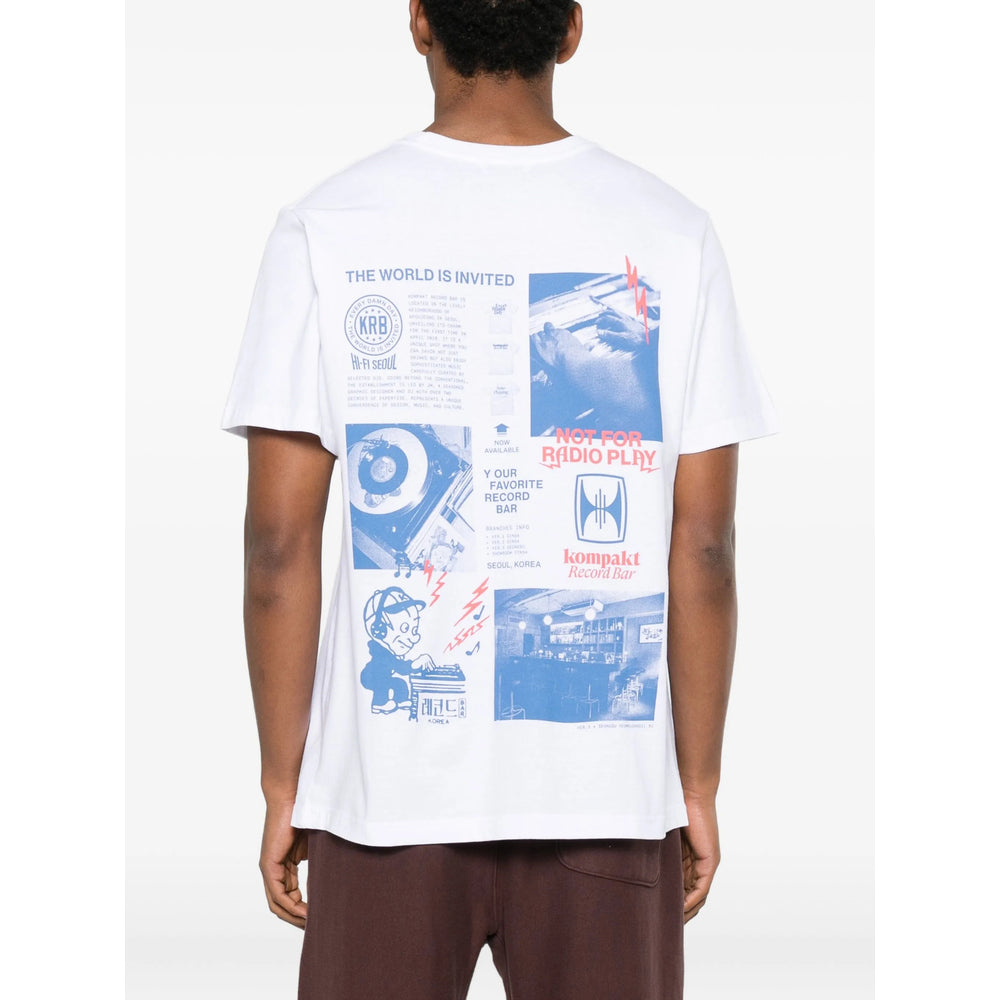 Kompakt Record Bar T Shirts - White | 36d1e7406bc3ef9c046e6cfccffc7aee8e5577da