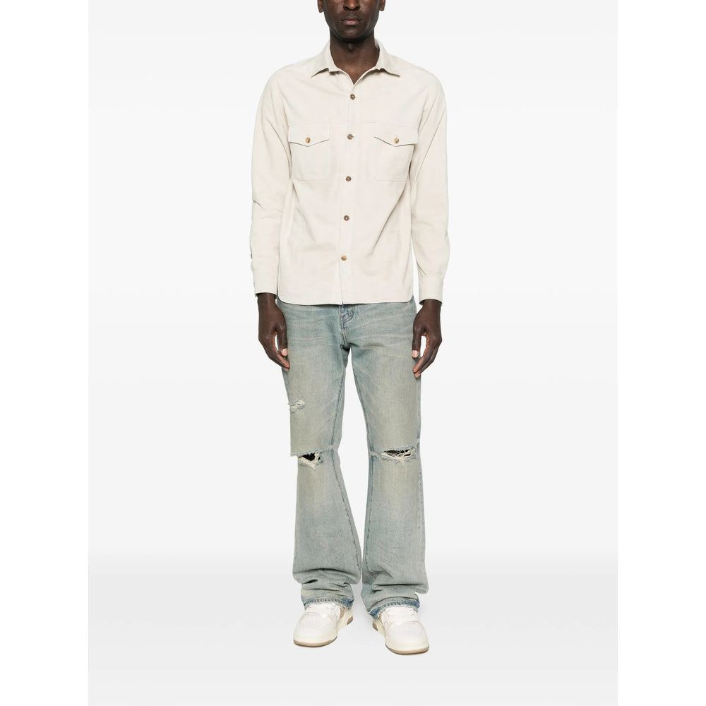 Rifugio Leather Shirts - Neutral | 571996363a124358f0aa5990840b42ff89b8e5f8
