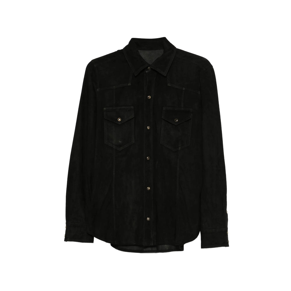 Rifugio Leather Shirts - Black | e2596864bd03583b9edb5d24d5be75b1b36064fe