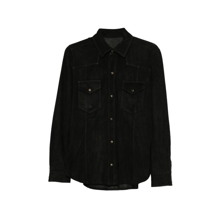 Rifugio Leather Shirts - Black | e2596864bd03583b9edb5d24d5be75b1b36064fe