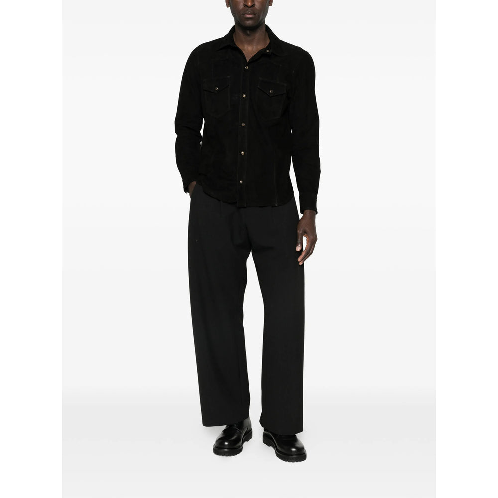 Rifugio Leather Shirts - Black | 00c789e9cda66b018d39bbbaaaf76fc6ceba9c68